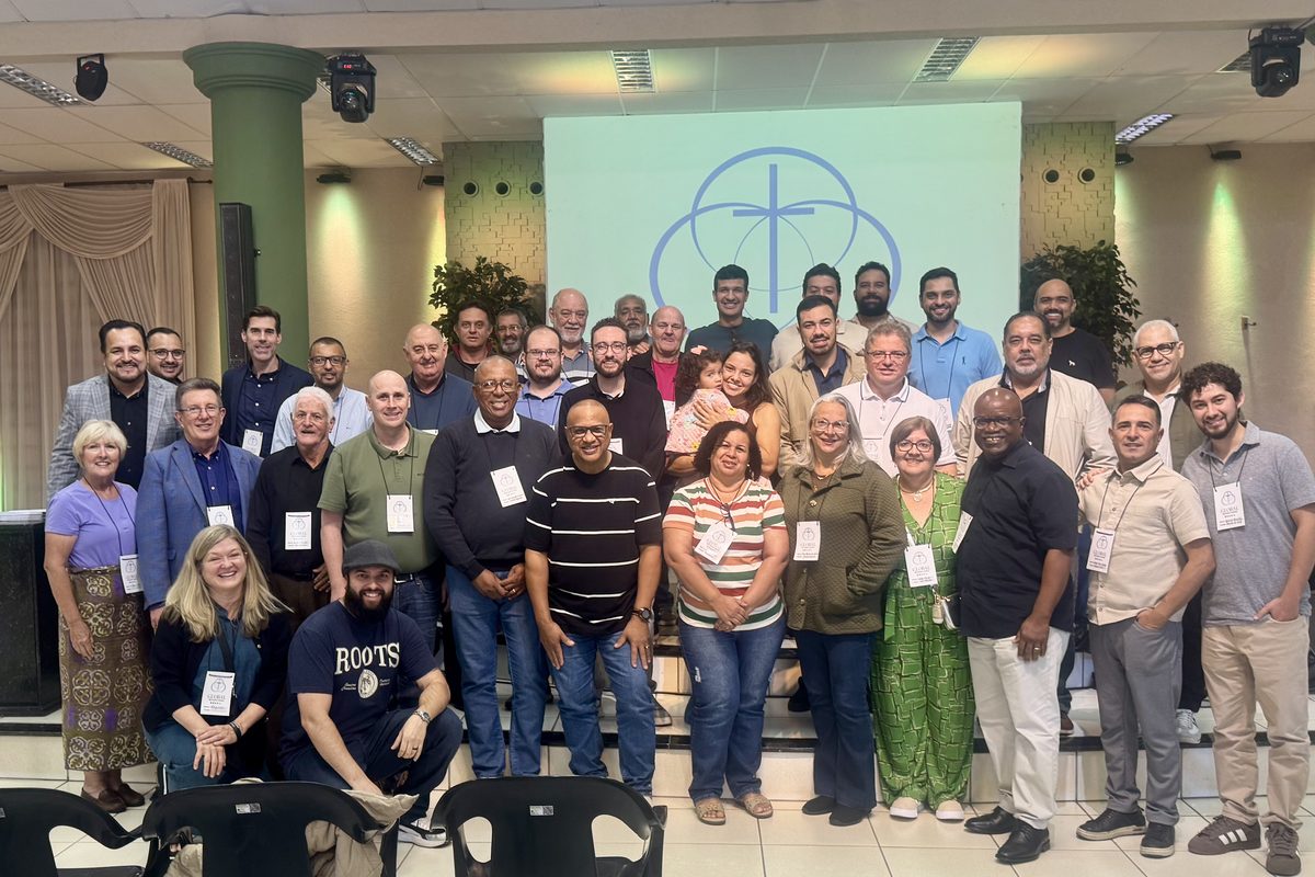 Pastors and planters gathered at a training